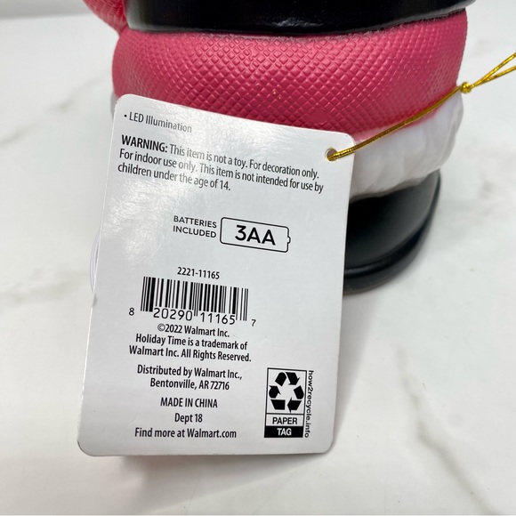 Gnome Blow Mold Holiday Time 11" Light Up Tabletop - Picture 8 of 9